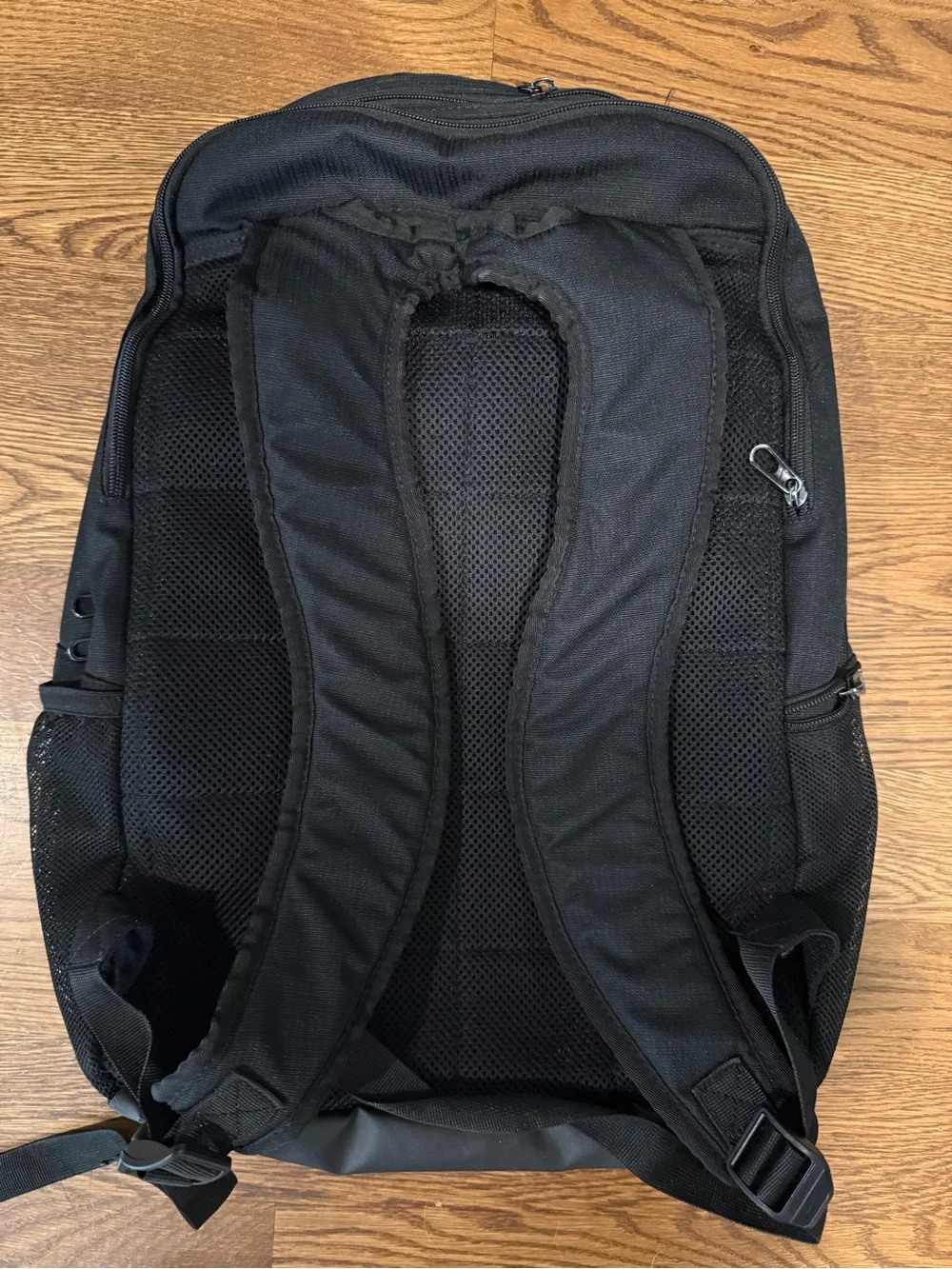Nike Black Backpack with White Swoosh